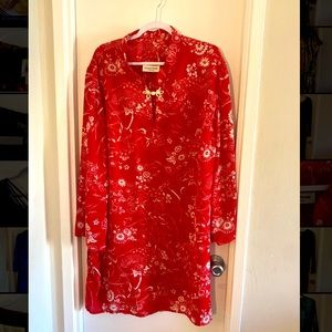 PLUS SIZE Asian-inspired tunic/dress